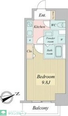 リバーコート砂田橋IIの物件間取画像